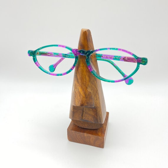 Enrico Coveri Rare Vintage Eyeglasses Green& Purp… - image 7