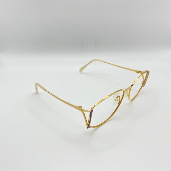 Menrad Rare Vintage Eyeglasses Vintage Gold Color… - image 6