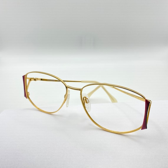 Menrad Rare Vintage Eyeglasses Vintage Gold Color… - image 3
