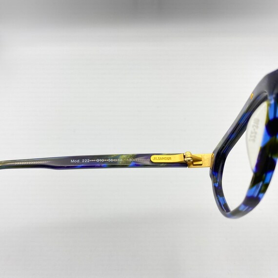Jil Sander Rare Eyeglasses Vintage Gold Detailed … - image 7