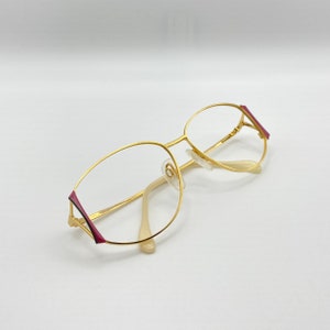 Menrad Rare Vintage Eyeglasses Vintage Gold Color Eyeglasses 80s Glasses Frames
