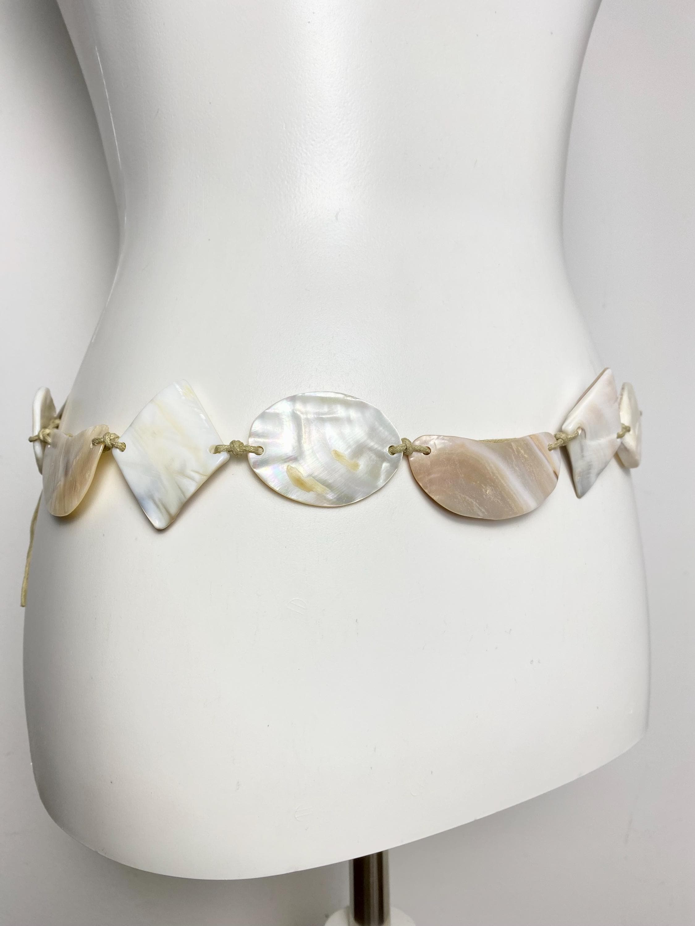 Mother of Pearl Belt - Etsy