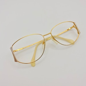 Menrad Vintage Eyeglasses Rare Vintage Gold Color Eyeglasses 80s Glasses Frames