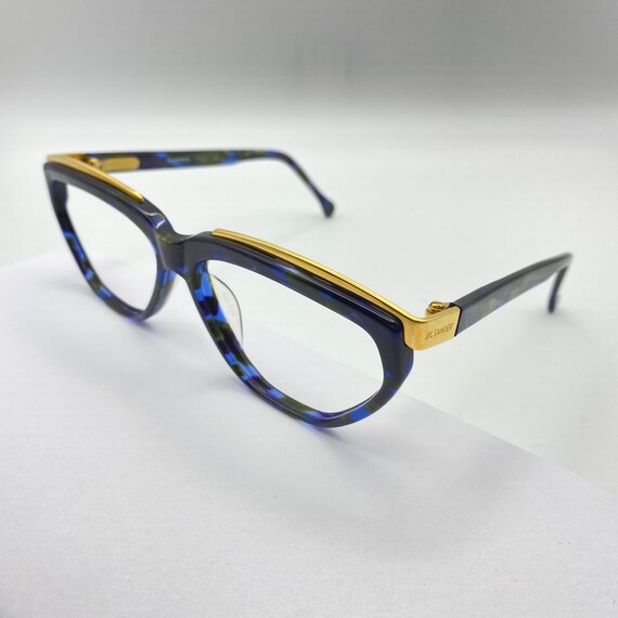 Jil Sander Rare Eyeglasses Vintage Gold Detailed … - image 2