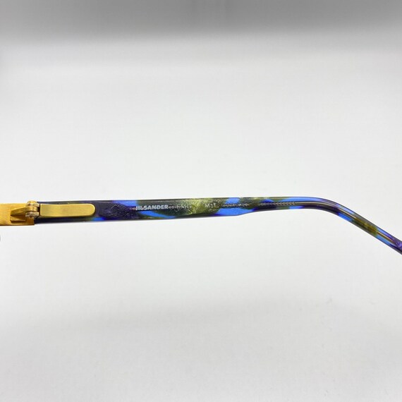 Jil Sander Rare Eyeglasses Vintage Gold Detailed … - image 8