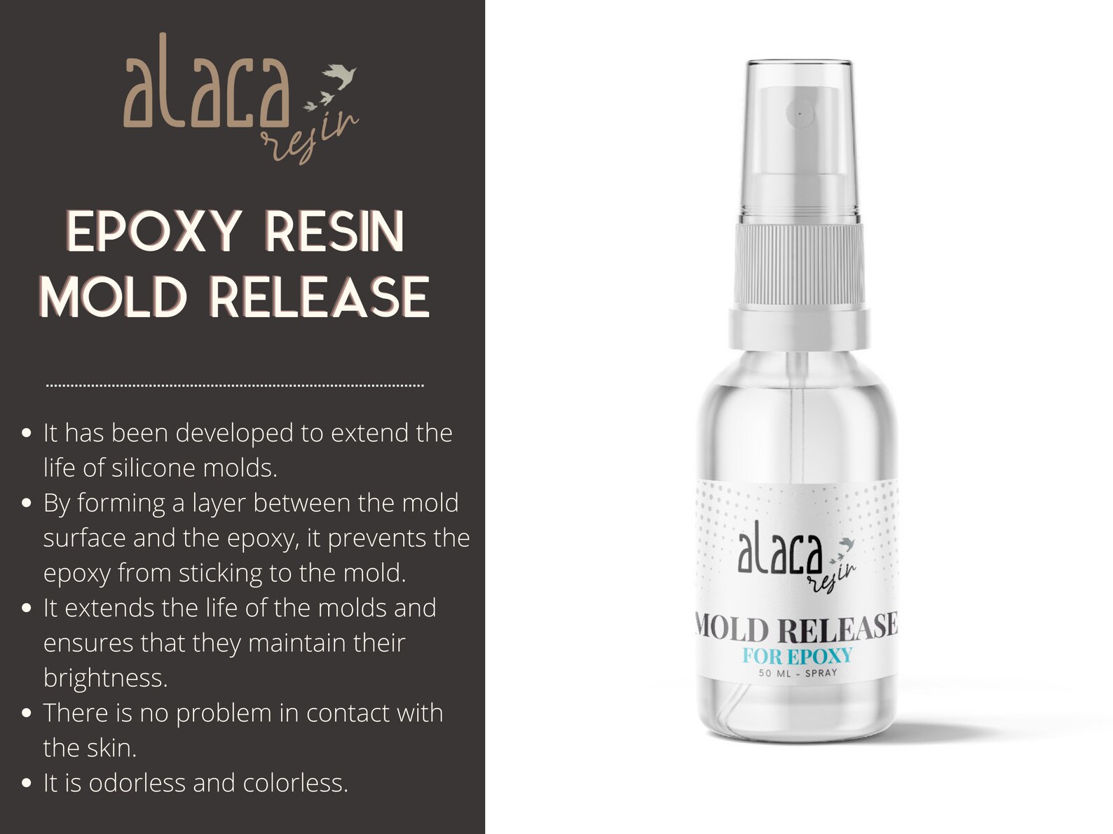 Epoxy Resin Silicone Mold Release Spray Non Silicone Etsy