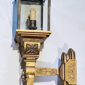 Luxurious Bronze Empire Lantern - Handcrafted Italian Lighting for a Touch of Antique Elegance