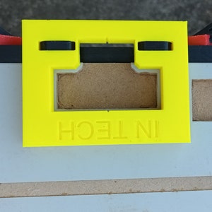 jig for door keep (58mmX21mm) ,router template (see video how to use),(doors  35mm. And 44mm.)It&#39;s possible to customize the template to mee