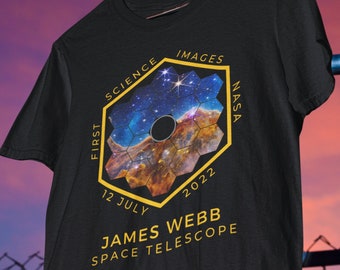 JWST First Image, James Webb Space Telescope Shirt, JWST Tee, NASA T-shirt, James Webb gift, Astronomer Astronomy t shirt, Space Shirt