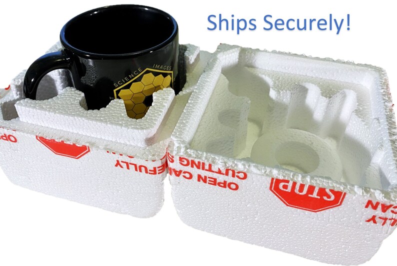 James b Telescope Premium Mug, JWST Premium Glossy Black Ceramic Coffee Mug 11oz, Astronomy