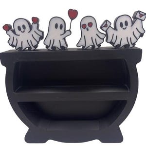 Mini Ghosts, Valentine Ghost, 3D Printed, Cute Valentine Day Themed Decor, Table Decor