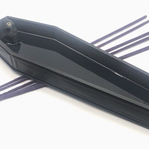 Coffin Incense Burner| Skull Incense Holder | Gothic Decor | 3D Printed | Coffin | Incense Holder