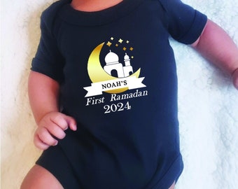 Personalised Baby Ramadan or Eid Bodysuit perfect gift for Ramadan or Eid – Gifts