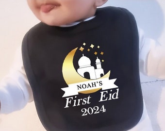 Personalised Baby Ramadan or Eid Bib perfect gift for Ramadan or Eid – Gifts