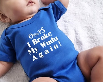 Islamic baby gift | Arabic bodysuit babygrow personalised Muslim clothing gifts