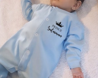 Personalised baby gift | sleepsuit babygrow - sleepsuit clothing gifts | Baby shower