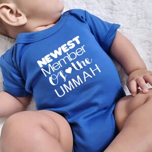 Islamic baby gift | Arabic bodysuit babygrow personalised Muslim clothing gifts