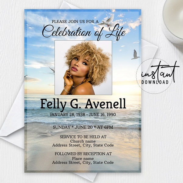 Ocean Invitation - Etsy