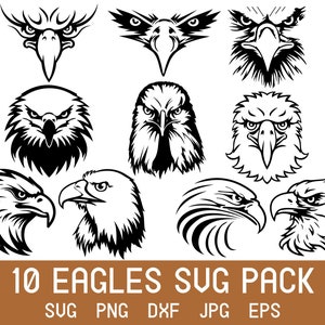 Eagles Pack Svg Bundle, Eagles Pack Png Bundle, Eagles Pack Shirt Svg, Instant Digital Download, Designs In Individual Svg Png Eps Dxf Jpeg