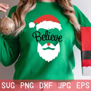 Believe Svg, Believe Christmas Svg, Believe In Christmas Svg, Christmas Svg, Believe Cut Files Svg, Believe Silhouette Cricut Svg Png