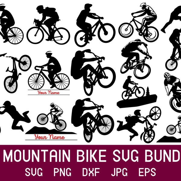 Mountain Bike Svg, Mtb Svg, Bicycle Svg, Cycling Svg, Mountain Bike Art, Mountain Svg, Mountain Biking Svg, Mountain Bike Shirt, Svg Bundle