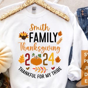 Ação de Graças em Família 2024 Svg, Ação de Graças em Família Svg, Camiseta de Ação de Graças Svg, Reunião de Família de Ação de Graças Svg, Svg Png Jpg Eps Dxf