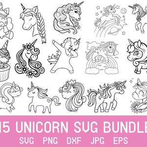 Unicorn Svg, Unicorn Clipart, Unicorn Png, Unicorn Head Svg, Horse Svg, Unicorn Birthday Svg, Cute Unicorn Svg, Unicorn Sublimation Design