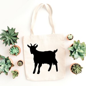 Goat Gifts Tragetasche Aus Segeltuch – Lustige Ziegenmotive Für Tierliebhaber, Wiederverwendbar & Praktisch