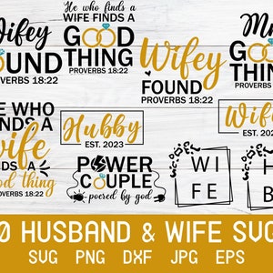 Husband And Wife Svg, Mr And Mrs Svg, Future Mrs Svg, Mr Mrs Svg, Couple Svg, Hubby Wifey Svg, King And Queen Svg, Home Sweet Home Svg