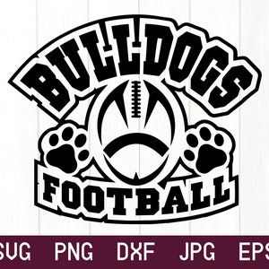 Bulldogs Football Svg, Bulldogs Football Png, Bulldogs Football Shirt Svg, Instant Digital Download, Svg Png Eps Dxf Jpeg