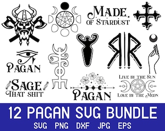 Pagan Svg, Wiccan Svg, Witchy Svg, Mystical Svg, Moon Phase Svg, Celestial Svg, Evil Eye Svg, Halloween Svg, Horror Svg, Triple Moon Svg,