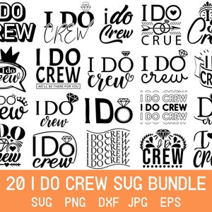 Je fais l'équipage Svg, je fais l'équipage Svg Bundle, future Mme Svg, mariée escouade Svg, Svg demoiselles d'honneur, Svg demoiselle d'honneur, Svg fête de la mariée, fichier Svg pour Cricut
