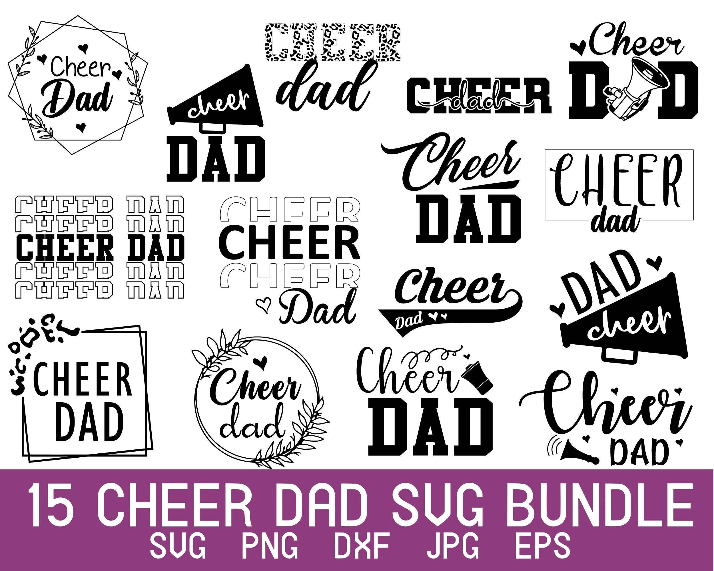 Cheer Dad Svg, Cheer Coach Svg, Cheer Svg, Cheer Png, Cheer Clipart, Best Dad Ever Svg, Cheer Svg Bundle, Fathers Day Svg, SVG PNG JPEG