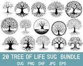 Tree of Life SVG Bundle: Family Tree Template (Digital Download)