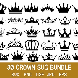 Crown Svg Bundle, Crown Svg, King Crown Svg, Royal Crown Svg, Crown Png Bundle, Queen Crown Svg, File For Cricut