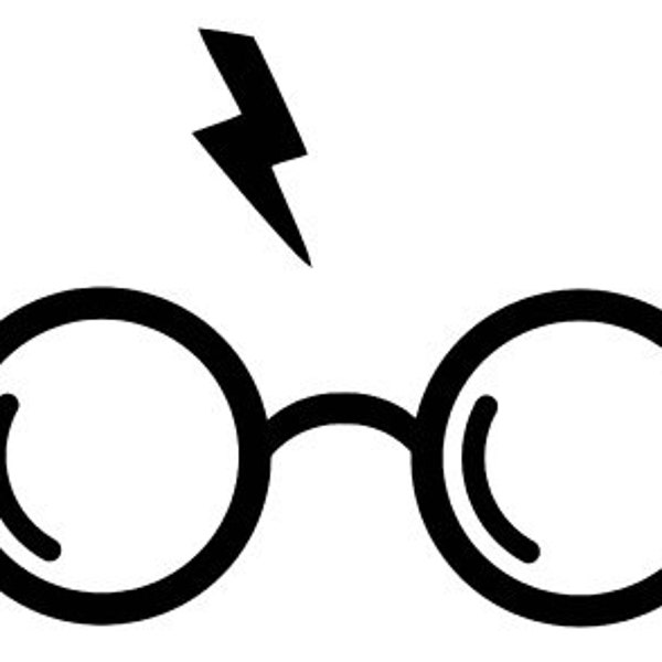 Digital HP Glasses, Potter Glasses SVG