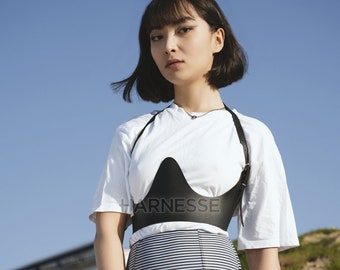 Leather Corset Belt: Chest Detail, Adjustable Straps