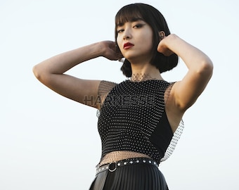 Black Faux Leather Fringe Skirt Belt – Adjustable Festival and Dancewear Accessory