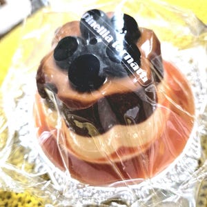 Jumbo Pudding Squishy - Brown Cream Silicone Fidget Toy