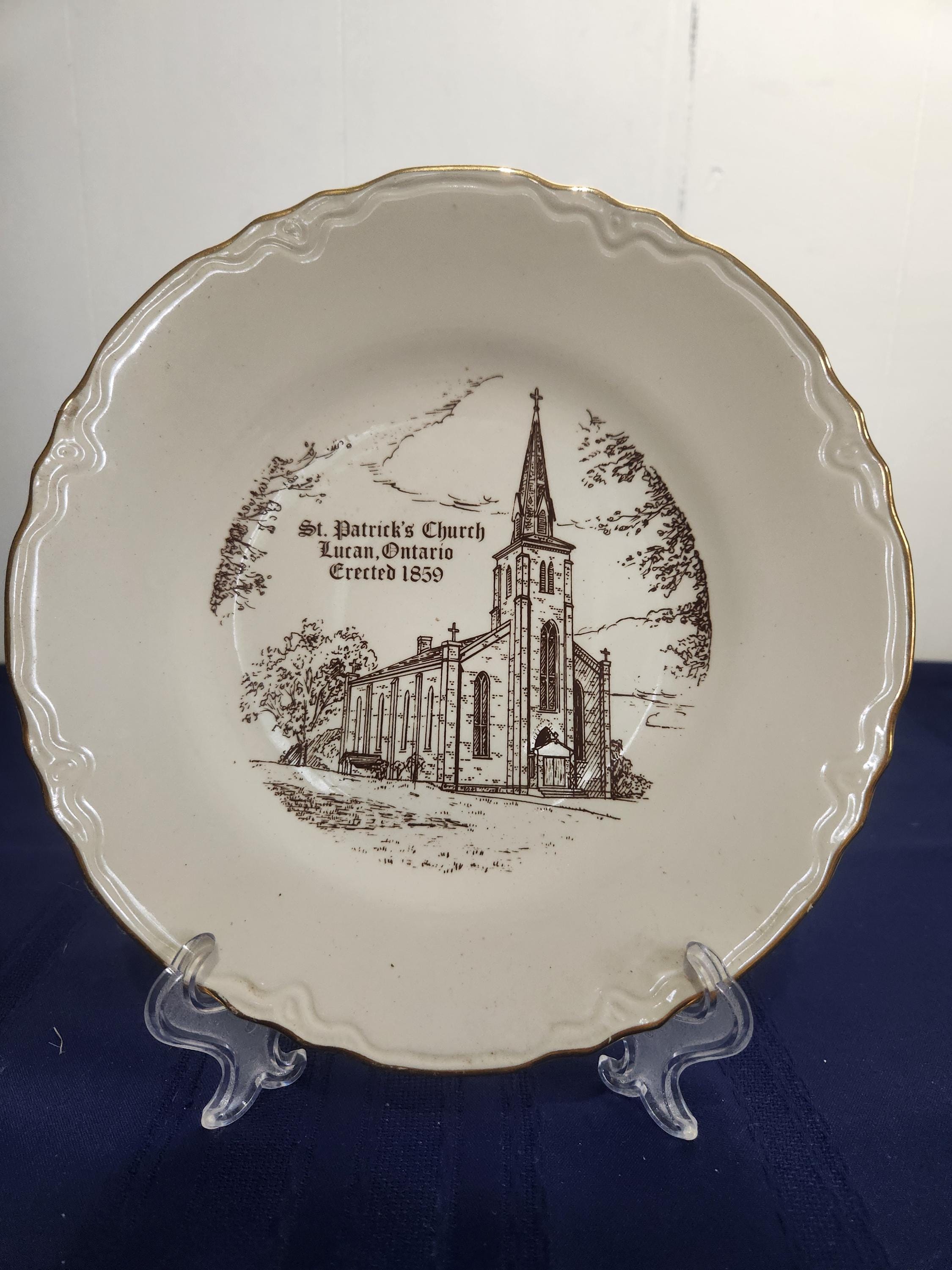 Memorabilia Plate Church - Etsy