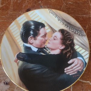 Vintage “Marry Me, Scarlett!” Collector Plate by Paul Jennis | Gone With the Wind Critic’s Choice | First Issue w/ Box