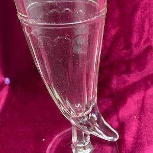 Vintage Clear Glass Horn Cup – Tiara/Indiana Glass Horn of Plenty