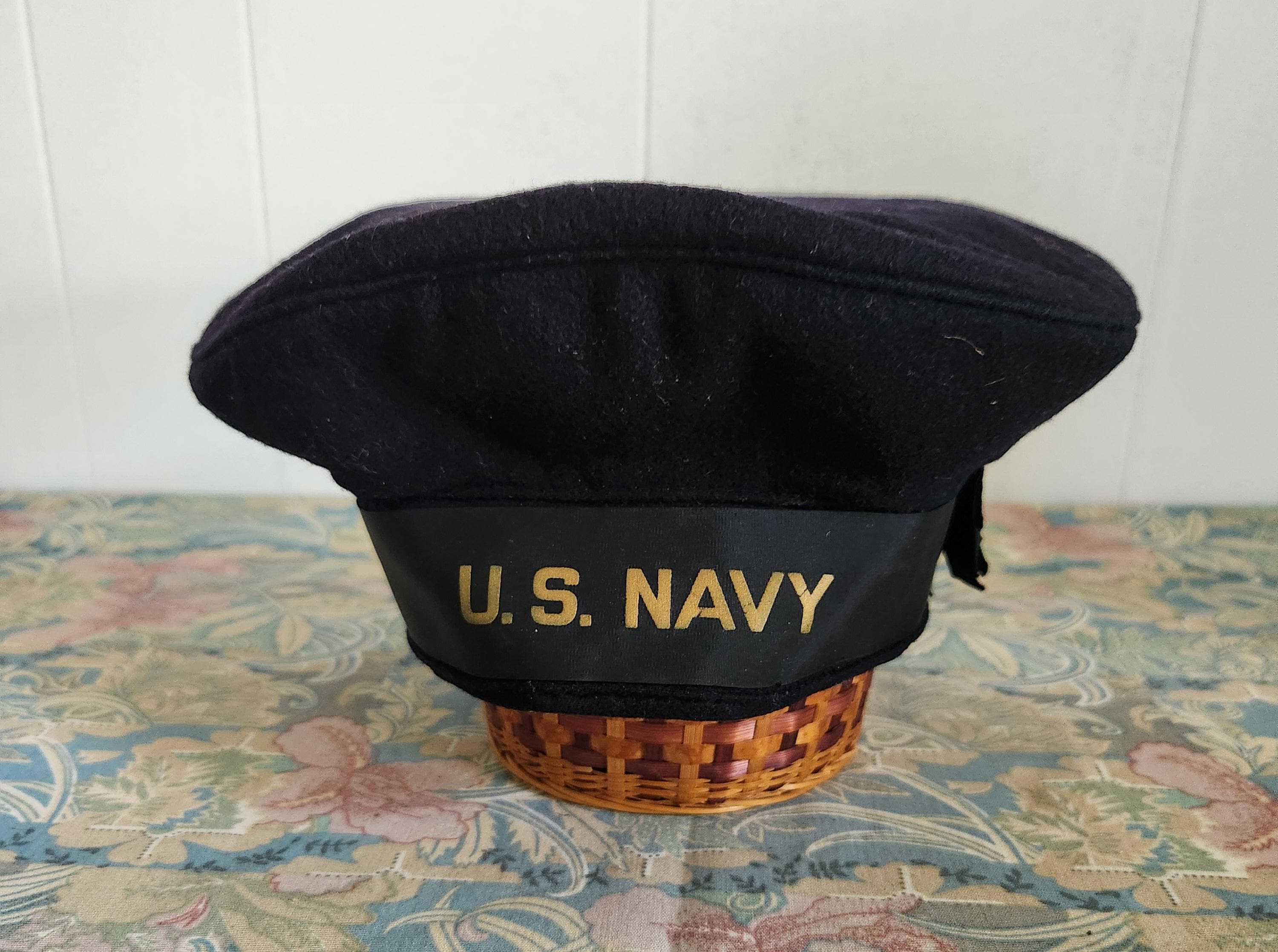 Vintage Us Navy Cap - Etsy