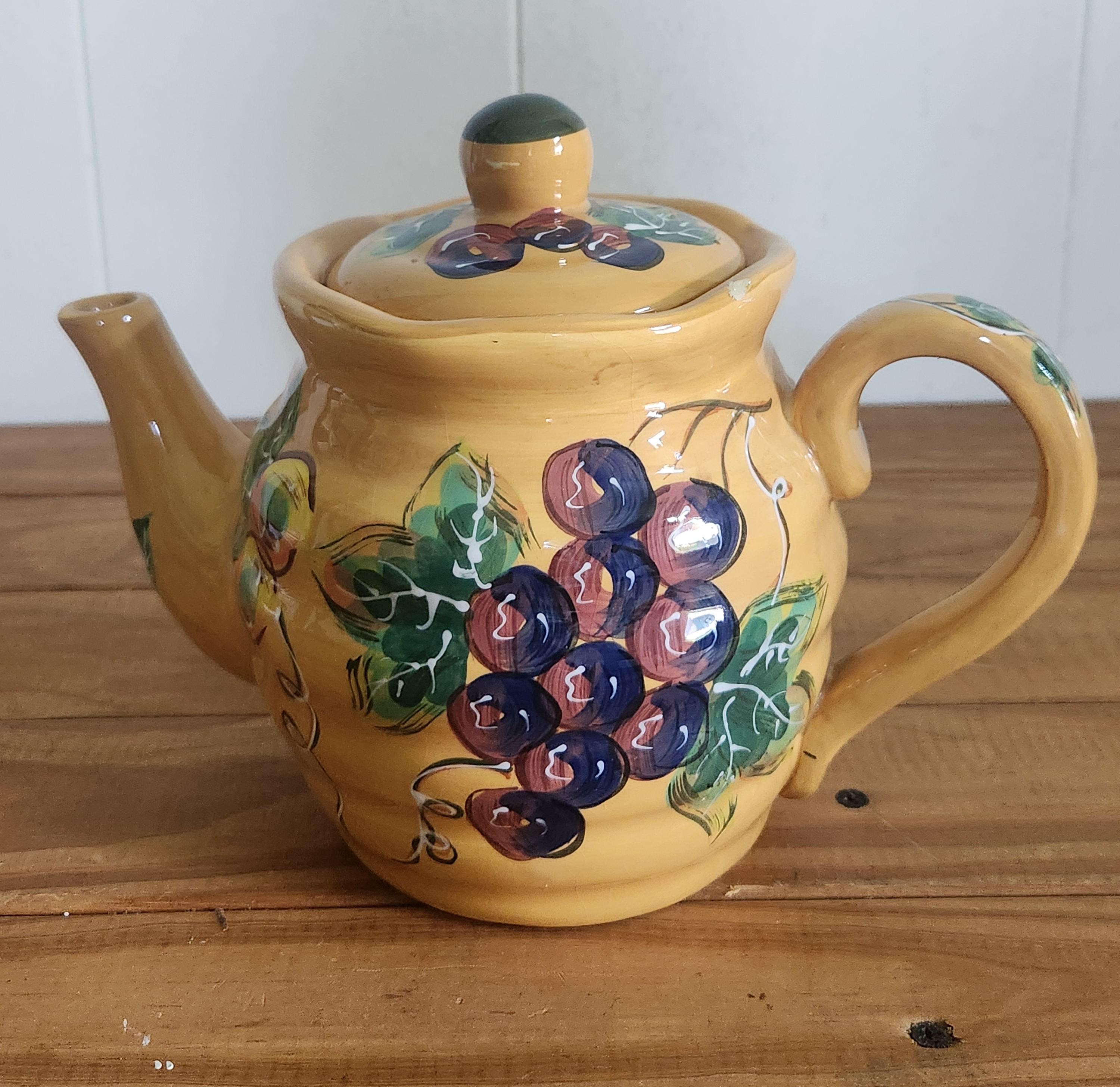 Vintage Teapots Tuscan - Etsy