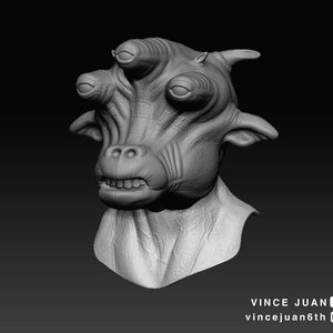 1/6th Ree Yees Headsculpt and Neck Cowl