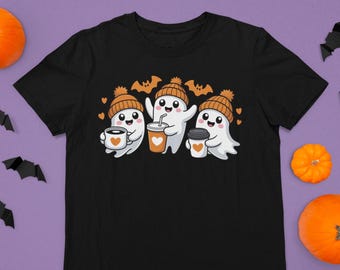 Lindo fantasma de Halloween PNG Clipart / Temporada espeluznante retro (Descarga digital)