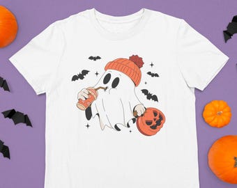 Fantasma de Halloween kawaii PNG / Clipart retro espeluznante (Descarga digital)