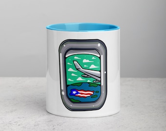 Caneca de café de cerâmica de Porto Rico