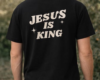 Camiseta "Jesús es Rey": Ropa cristiana unisex