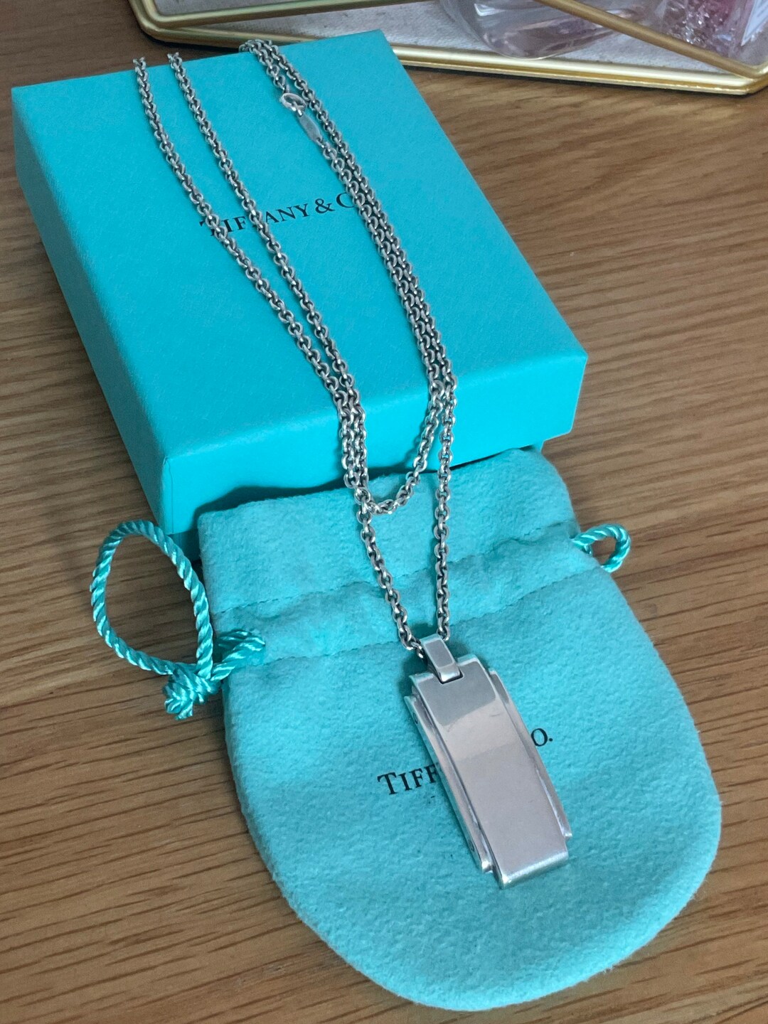 Genuine Tiffany & Co Metropolis Pendent Necklace With Box Pouch Etsy